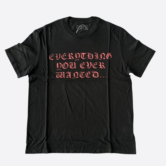 Amiri Wes Lang Black & Red Everything T-Shirt - Picture 1 of 4